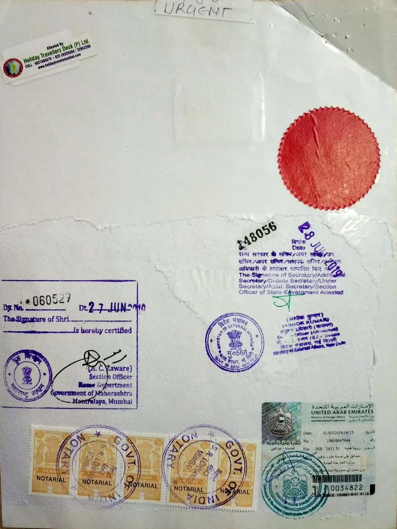 Dubai attestation